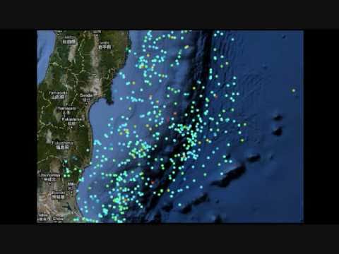 Youtube: Japan - 654 Erdbeben in 10 Tagen
