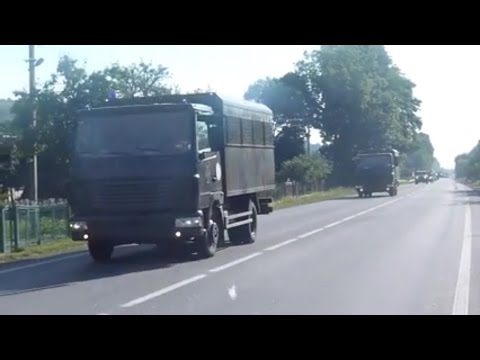 Youtube: Військова техніка рухається в бік Мукачевого