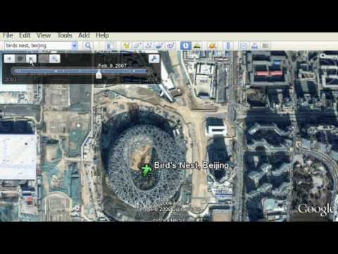 Youtube: Google Earth 5 - Historical Imagery