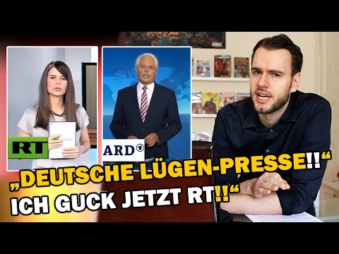 Youtube: "Deutsche LÜGEN-PRESSE!! Ich guck jetzt RT!!" [ARMES DEUTSCHLAND]