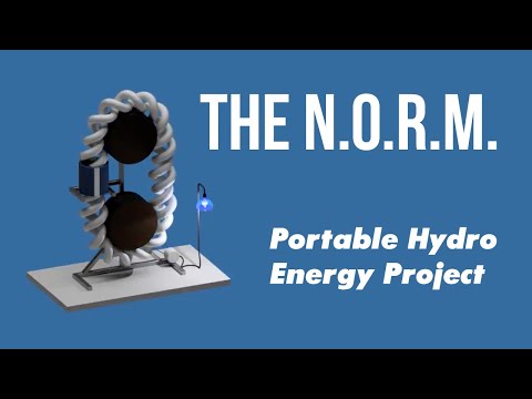 Youtube: The NORM Energy - A Portable Hydro Energy Project