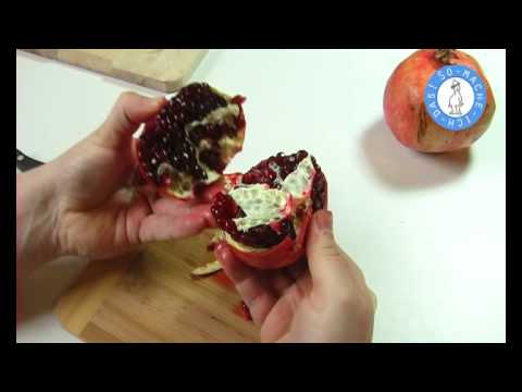 Youtube: Granatapfel schälen und essen
