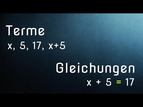 Youtube: Terme, Termumformung, Gleichungen umstellen (Einfache Einführung)
