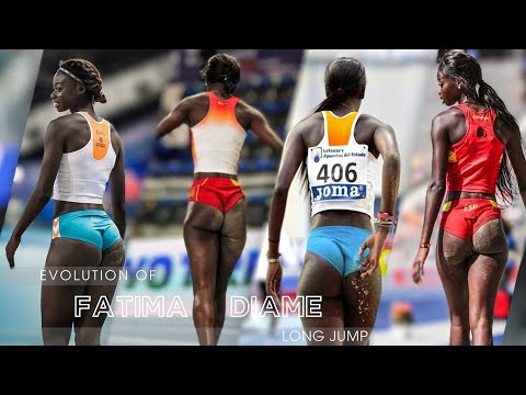Youtube: Evolution of Long Jump Royalty: Fatima Diame, The Queen Takes Flight! 🏆👑 #LongJumpLegend