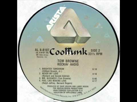 Youtube: Tom Browne - Brighter Tomorrow (Jazz-Funk 1983)