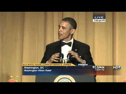 Youtube: President Obama at 2013 White House Correspondents' Dinner (C-SPAN)