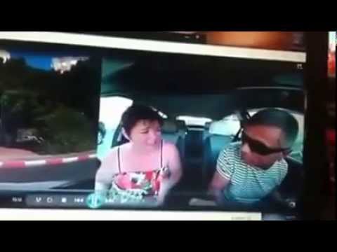 Youtube: Woman preteding that a taxi driver is raping her