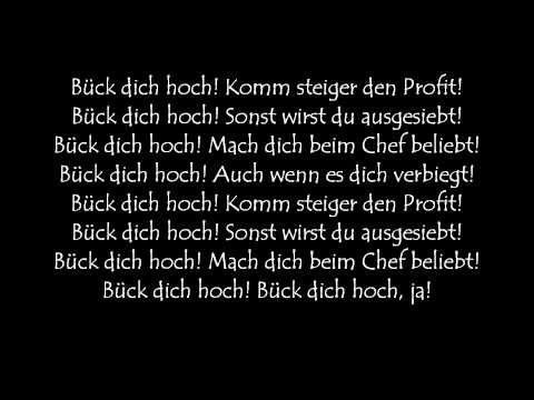 Youtube: Deichkind - Bück Dich Hoch Lyrics