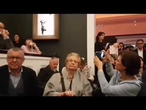 Youtube: Banksy show us how he destroyed his art