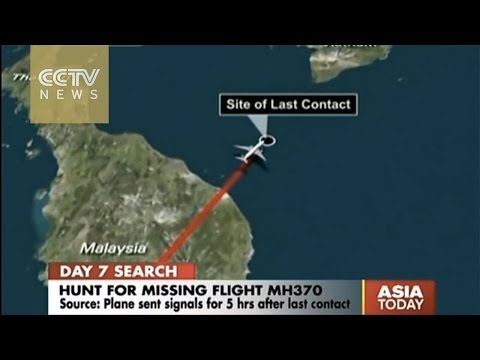 Youtube: MH370 sent signals for five hours after last contact