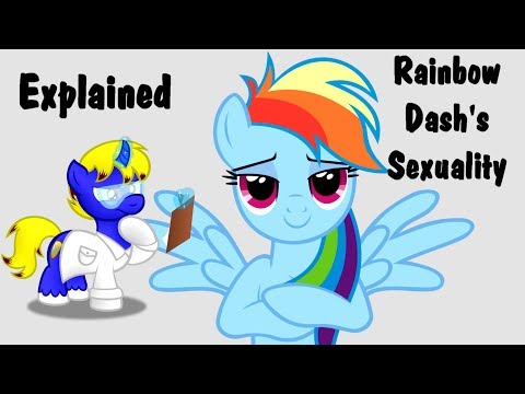 Youtube: Cutie Mark Laboratories - IS RAINBOW DASH A LESBIAN? "Explained" - Rainbow Dash's Sexuality