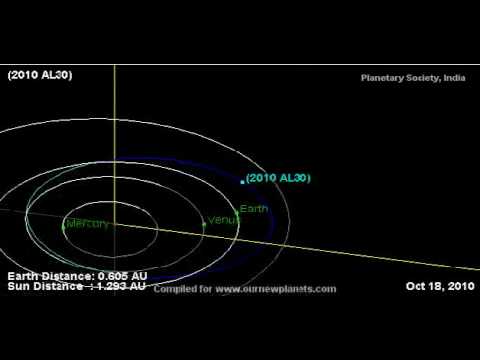 Youtube: 2010 AL30 Close Flyby Another View