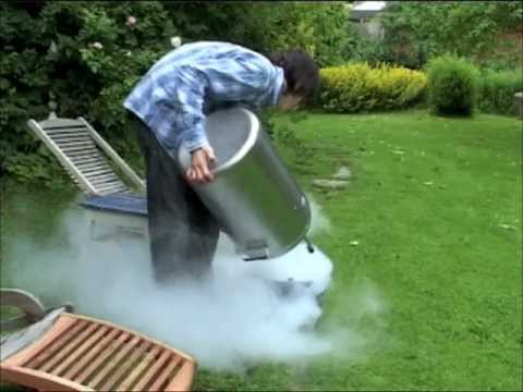 Youtube: Liquid Nitrogen vs. Hot Water