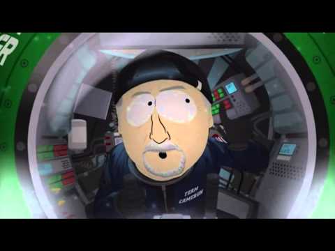 Youtube: James Cameron Singing On South Park! Raising the Bar.