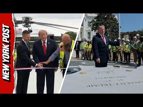 Youtube: Trump Unveils New White House Helipad, But Major TV Networks Refuse To Show It