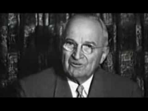 Youtube: Harry S. Truman admits UFOs are real