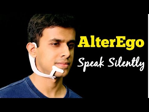 Youtube: AlterEgo - MIT's Computer system transcribes words users “speak silently”