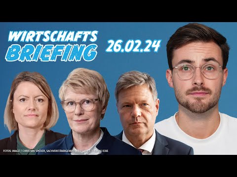 Youtube: Mini-Wachstum, DFL-Schlappe, Wirtschaftsweise | WIRTSCHAFTSBRIEFING | 26. Februar 2024 mit M. Höfgen