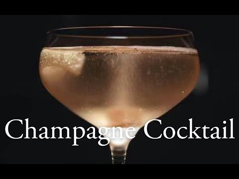 Youtube: Champagne Cocktail【Classic Cocktail】