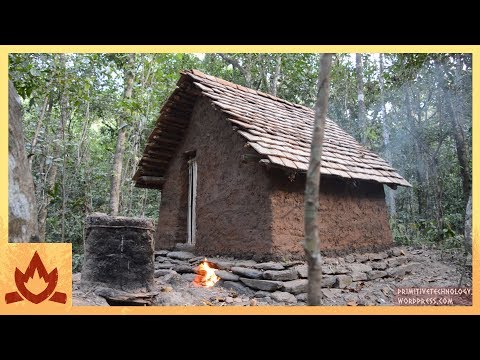 Youtube: Primitive Technology: Tiled Roof Hut