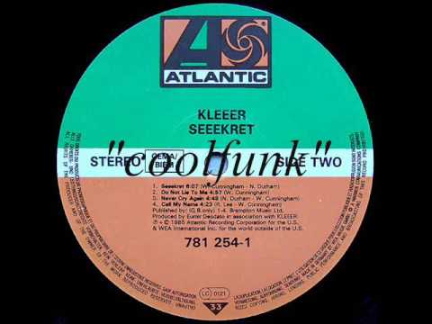 Youtube: Kleeer - Never Cry Again (Funk 1985)