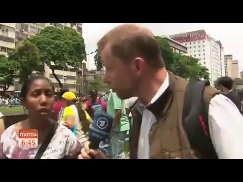 Youtube: Die ARD bei "absolut friedlichen Demonstranten" in Venezuela