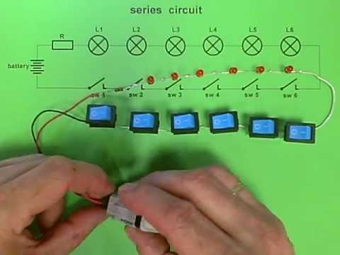 Youtube: Series circuit - 6 LEDs - how does it work?