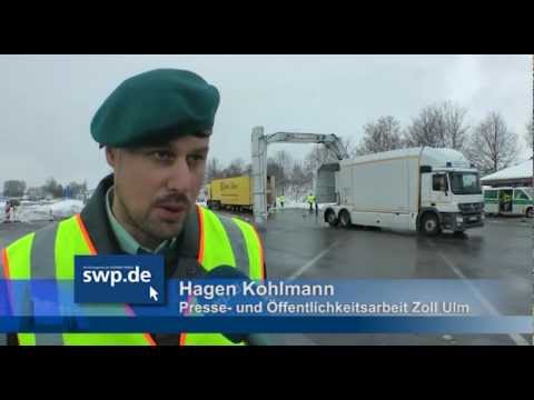 Youtube: Zollkontrolle mit mobilem Lkw-Röntgen-Scanner an der A 8