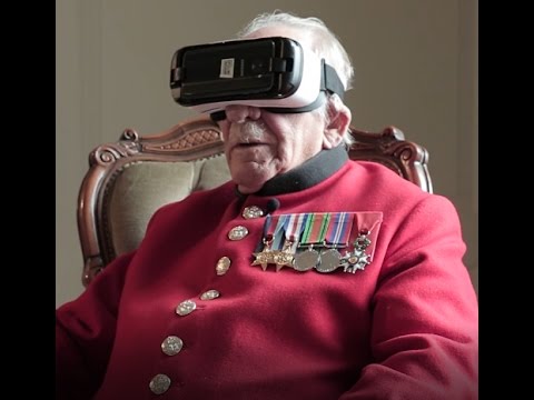 Youtube: Twine - World War Two veteran uses VR for first time (Remembrance Day, 2016)