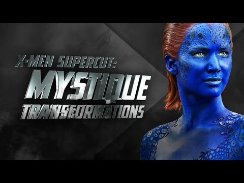 Youtube: X-Men Supercut: Mystique Transformations