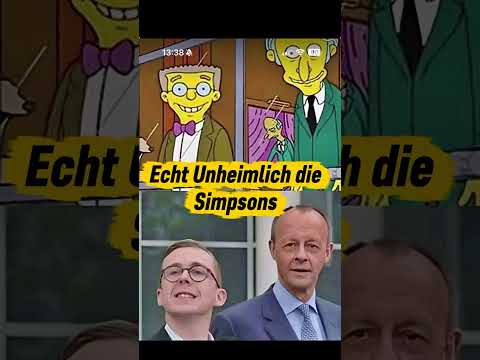 Youtube: Die Simpsons schon wieder😩🤣 #funny #simpsons #shorts #gruselig #merz #cdu
