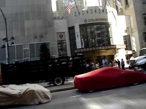 Youtube: Actor Shia Labeouf waving to the fans at the Chicago's N. Michigan Av, the set for Transformers 3
