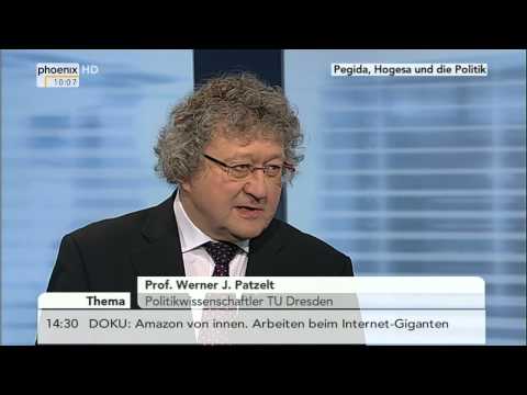 Youtube: "Pegida"-Demos: Prof. Werner J. Patzelt im Studiogespräch am 16.12.2014