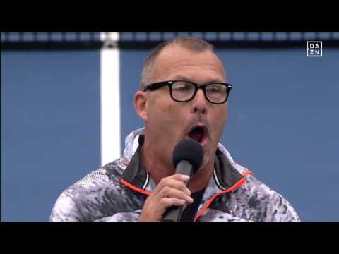 Youtube: US-Sänger singt "Deutschland über alles" - Deutschlandlied - Hymnen-Skandal Fed-Cup auf Hawaii / USA