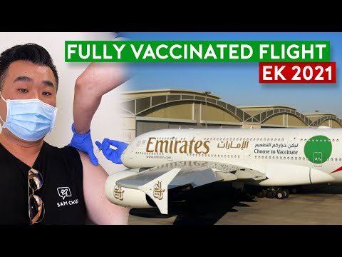 Youtube: The Future Way to Fly? Emirates Special Fully Vaccinated Flight