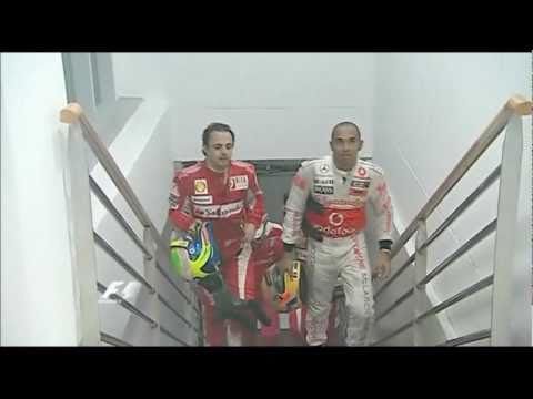 Youtube: Korean Grid Girls Cause Felipe Massa to Crash
