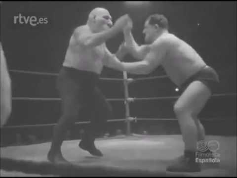 Youtube: Maurice Tillet - French Angel in Barcelona Spain at Price Theater 1948