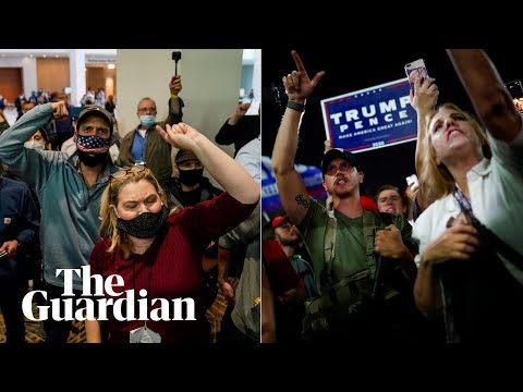 Youtube: ‘Stop the vote’ and ‘count the votes’, say protesting Trump supporters