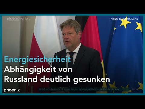 Youtube: Pressekonferenz mit Robert Habeck zur Versorgung ostdeutscher Öl-Raffinerien am 26.04.22