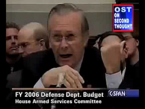 Youtube: Cynthia McKinney Nails RUMSFELD with Hard Questions