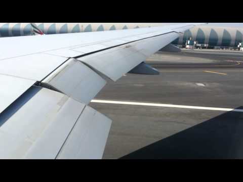 Youtube: Boeing 777 take off from Dubai- Flaps extended