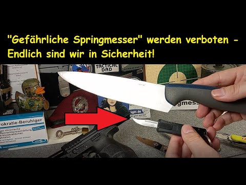Youtube: Einhand-Löffel Verbot! Bald sind wir sicher vor Messerstechern! Waffengesetz Messerverbot
