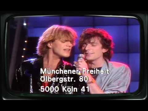 Youtube: Münchener Freiheit - SOS ruf mich an 1985