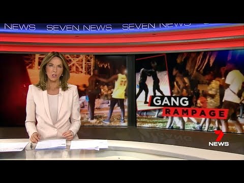 Youtube: Seven News Exclusive. 200+ Africans Rampage Beach Goers.(St Kilda)(Melbourne)