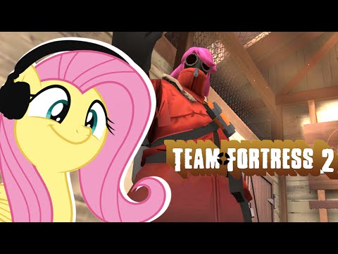 Youtube: Fluttershee plays Team Fortress 2 🍉 | Assertive Pyro Time!