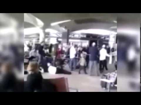 Youtube: Hassidic Jews Dance at Queen Alia Airport in Jordan