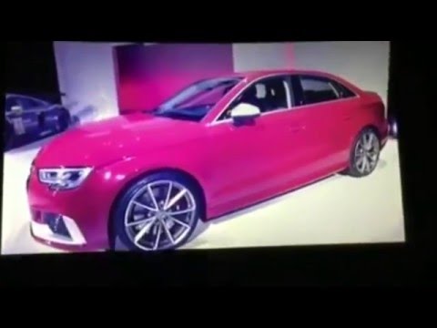 Youtube: Audi RS3 Sedan - leaked internal presentation video