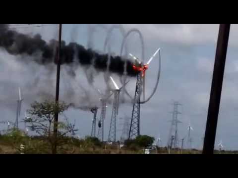 Youtube: Windmill Fire Live Video Palladam Tamilnadu 2016