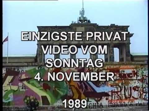Youtube: 4.11.1989 Brandenburger Tor das einzige privat Video.von dieser "Veranstaltung"