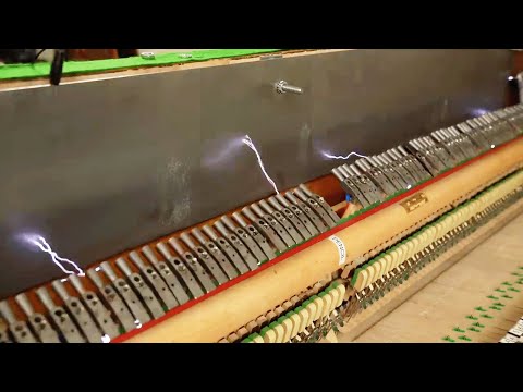 Youtube: 1 MILLION VOLT piano sounds UNREAL (I GOT SHOCKED)
